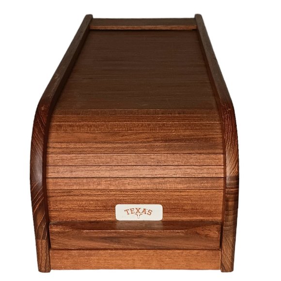 Kalmar Kitchen Vintage Teak Rolltop Recipe Box By Kalmar Poshmark